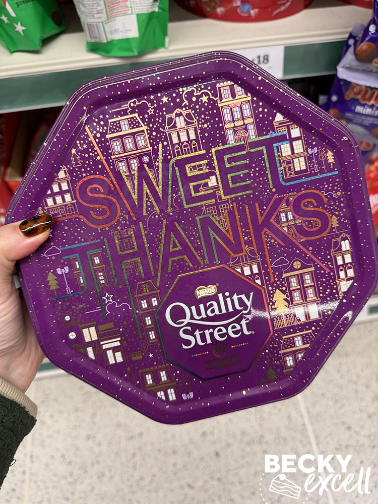 Quality Street Sweet Thanks Tin