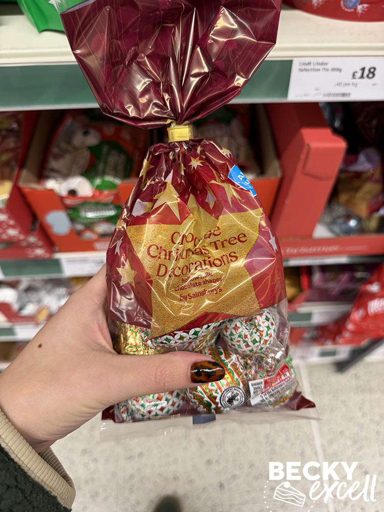 Sainsbury’s Chocolate Christmas Tree Decorations