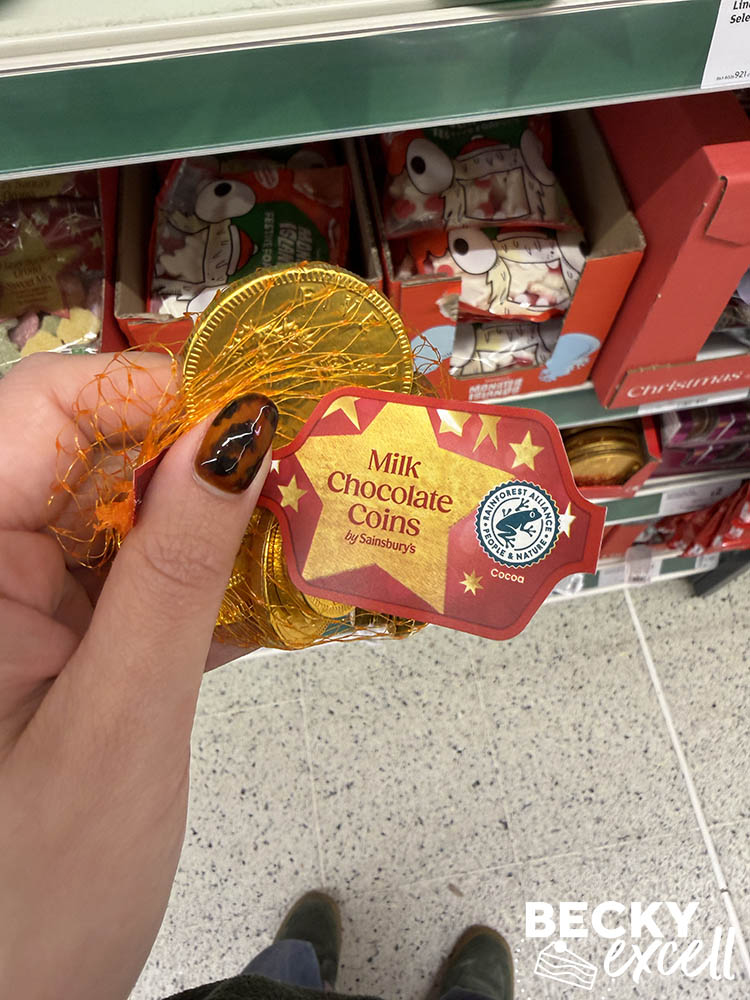 Sainsbury’s Milk Chocolate Coins