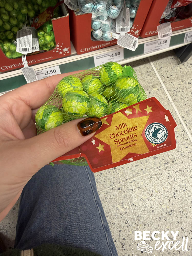 Sainsbury’s Milk Chocolate Sprouts