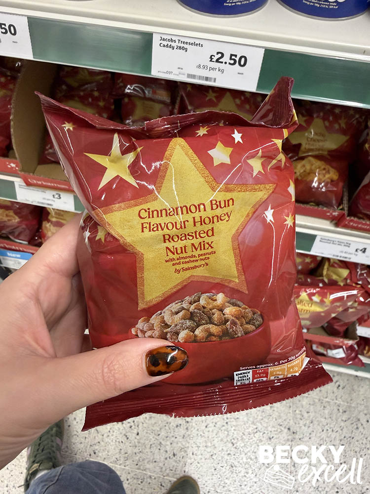 Sainsbury’s Cinnamon Bun Flavour Honey Roasted Nut Mix