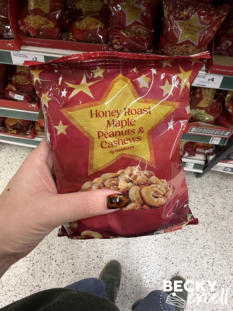 Sainsbury’s Honey Roast Maple Peanuts & Cashews
