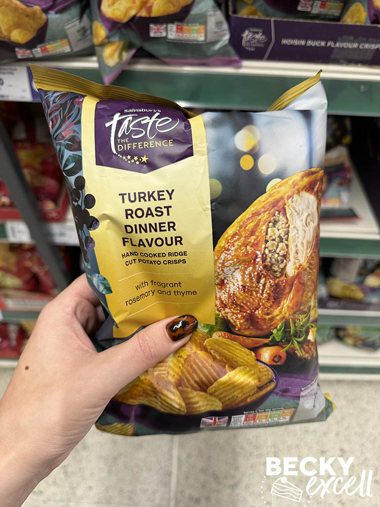 Sainsbury’s Taste the Difference Turkey Roast Dinner Flavour Crisps