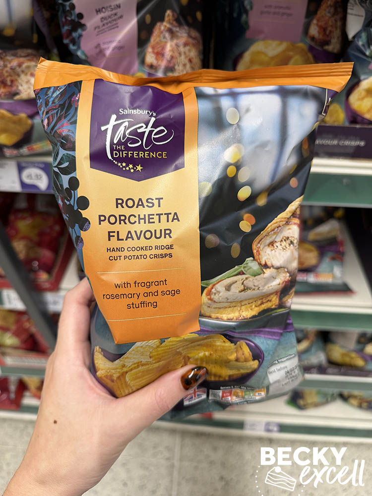 Sainsbury’s Taste the Difference Roast Porchetta Flavour Crisps