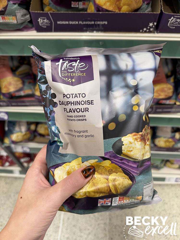Sainsbury’s Taste the Difference Potato Dauphinoise Flavour Crisps