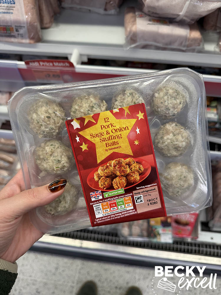 Sainsbury’s 12 Pork, Sage & Onion Stuffing Balls