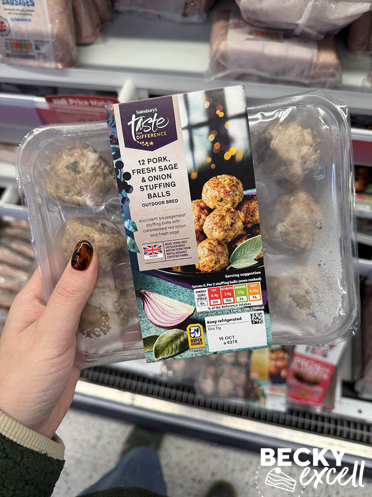 Sainsbury’s Taste the Difference 12 Pork, Fresh Sage & Onion Stuffing Balls