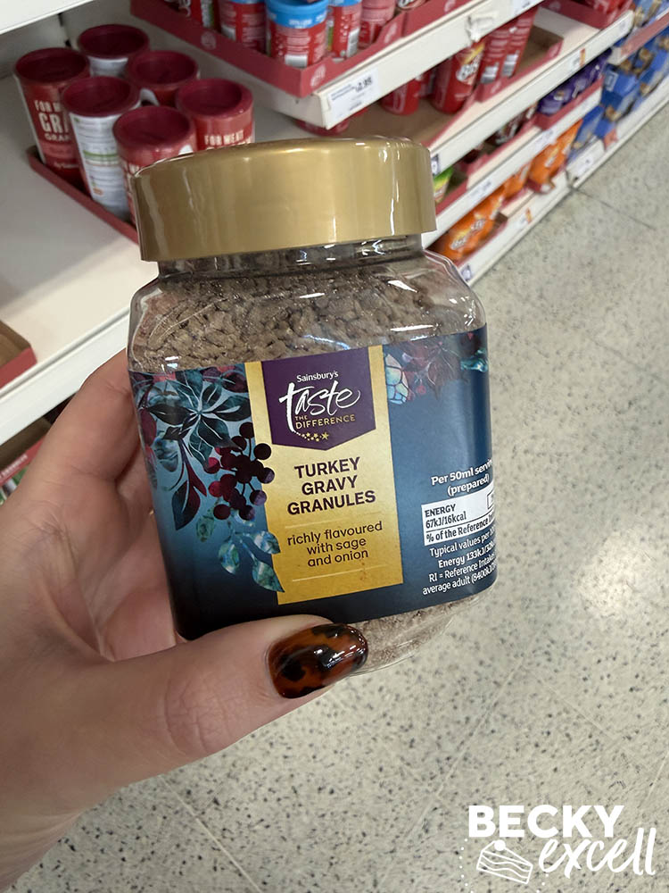 Sainsbury’s Taste the Difference Turkey Gravy Granules