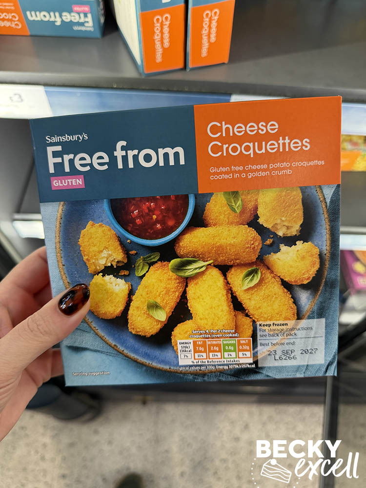 Sainsbury’s Free From Cheese Croquettes