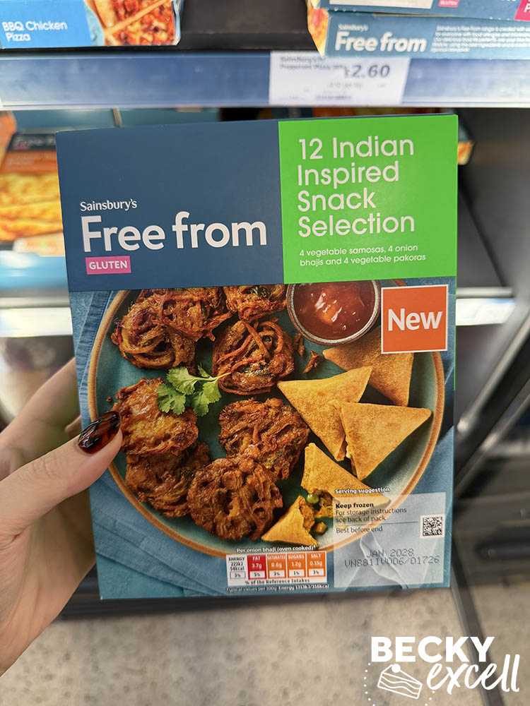 Sainsbury’s Free From 12 Indian Inspired Snack Selection