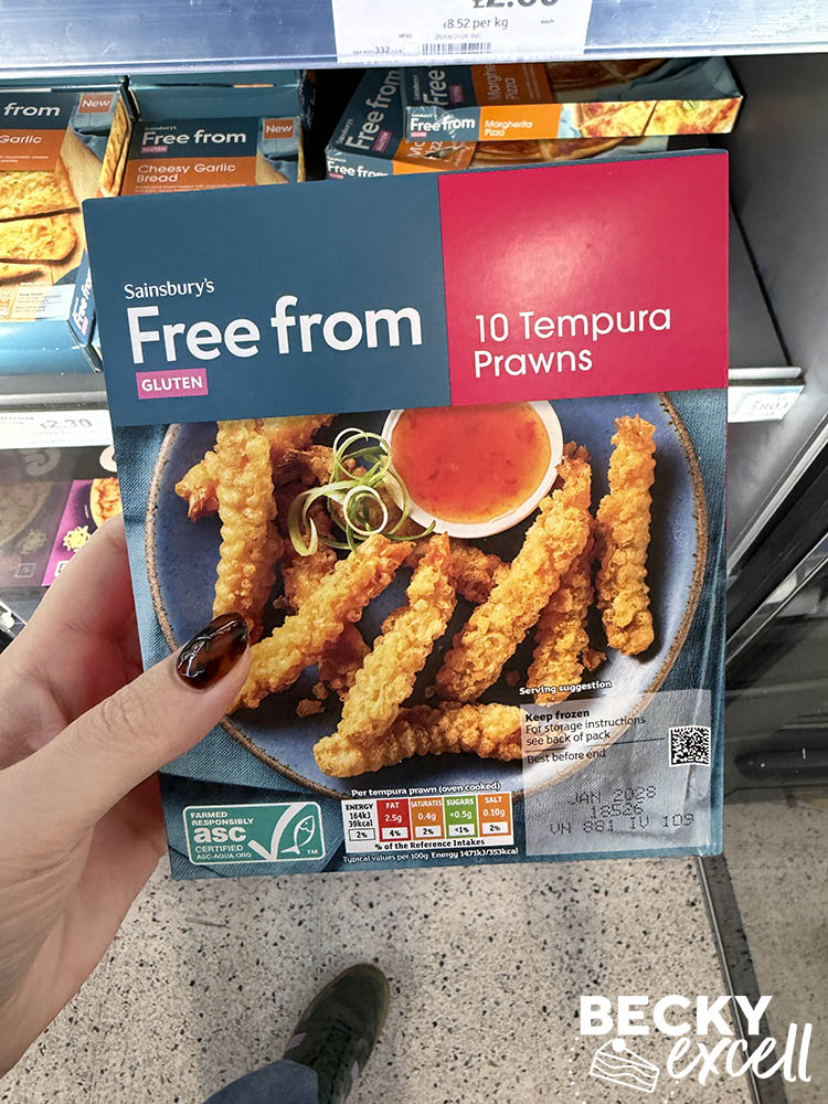 Sainsbury’s Free From 10 Tempura Prawns