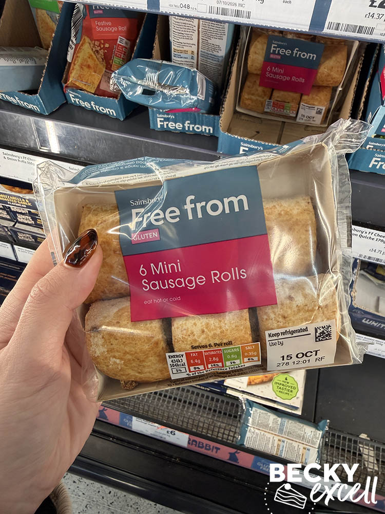 Sainsbury’s Free From 6 Mini Sausage Rolls