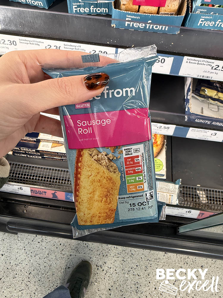 Sainsbury’s Free From Sausage Roll
