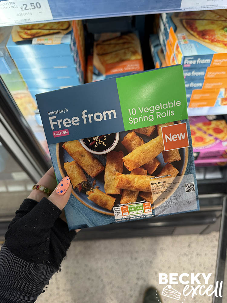 Sainsbury’s Free From 10 Vegetable Spring Rolls