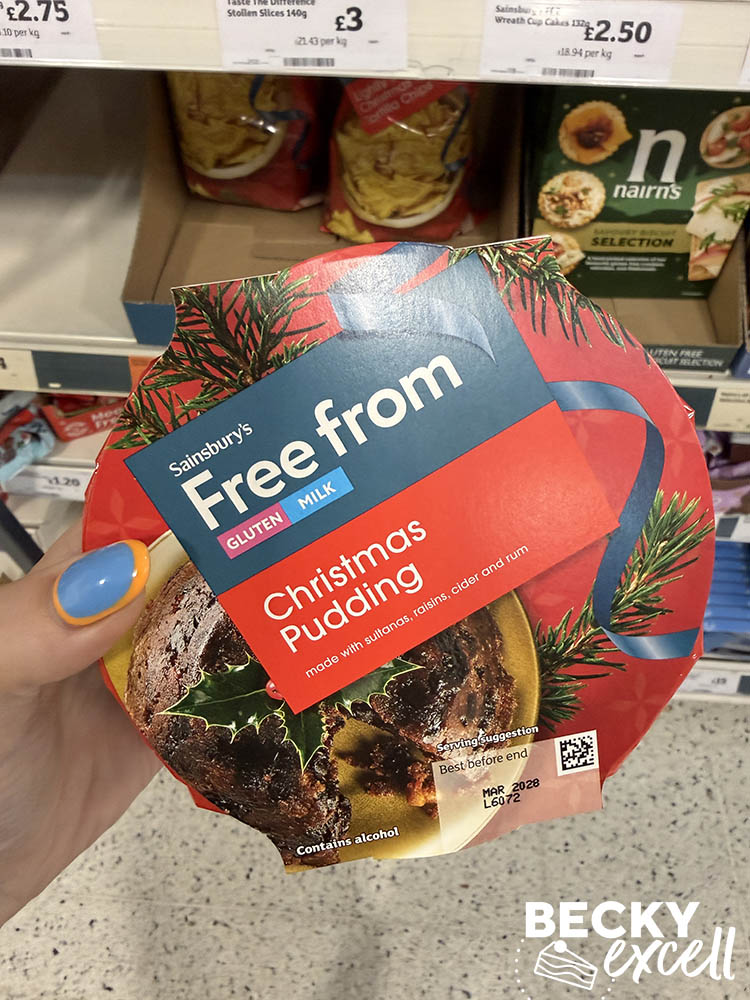 Sainsbury’s Free From Christmas Pudding (serves 4)