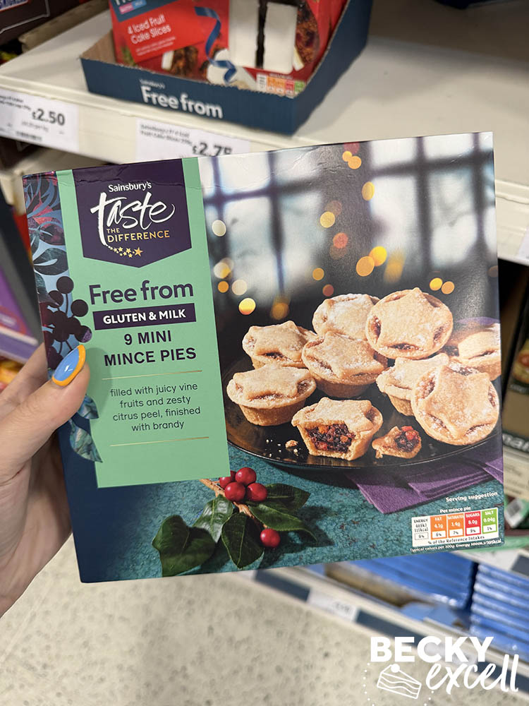 Sainsbury’s Taste the Difference Free From 9 Mini Mince Pies