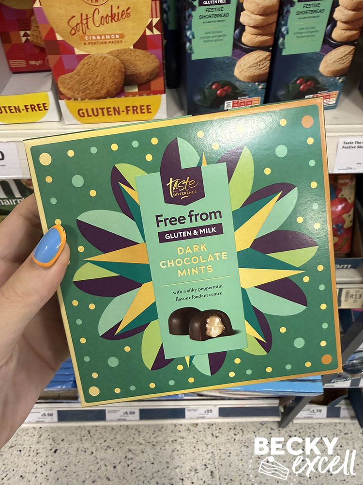 Sainsbury’s Taste the Difference Free From Dark Chocolate Mints