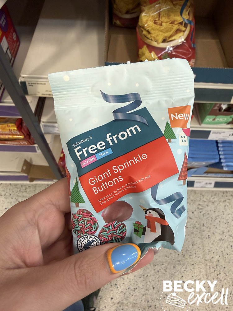 Sainsbury’s Free From Giant Sprinkle Buttons