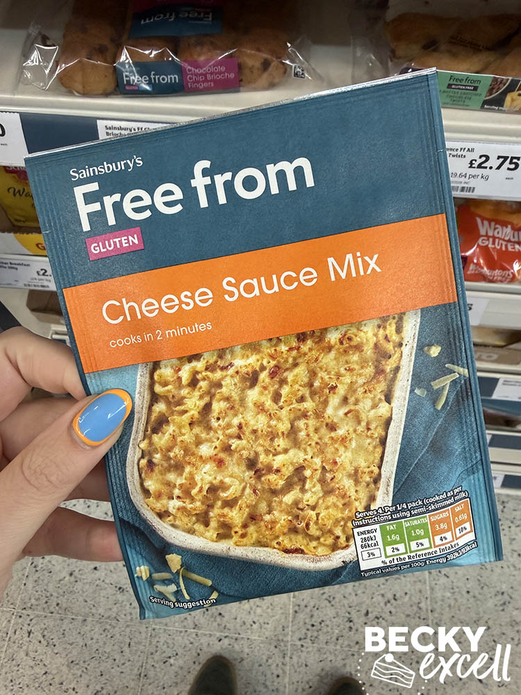 Sainsbury’s Free From Cheese Sauce Mix