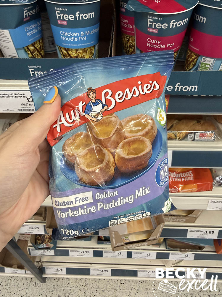 Aunt Bessie’s Gluten Free Golden Yorkshire Pudding Mix