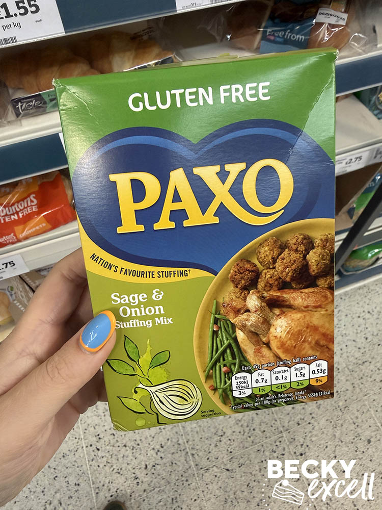 Paxo Gluten Free Sage & Onion Stuffing Mix