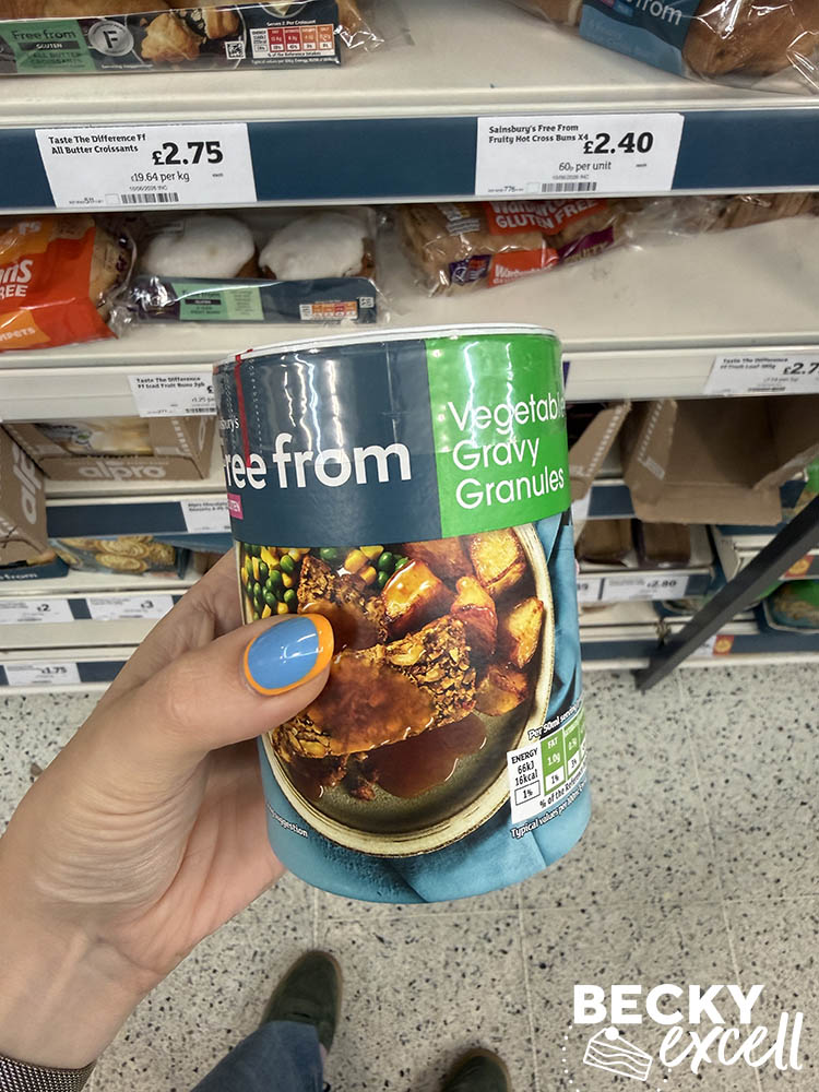 Sainsbury’s Free From Vegetable Gravy Granules