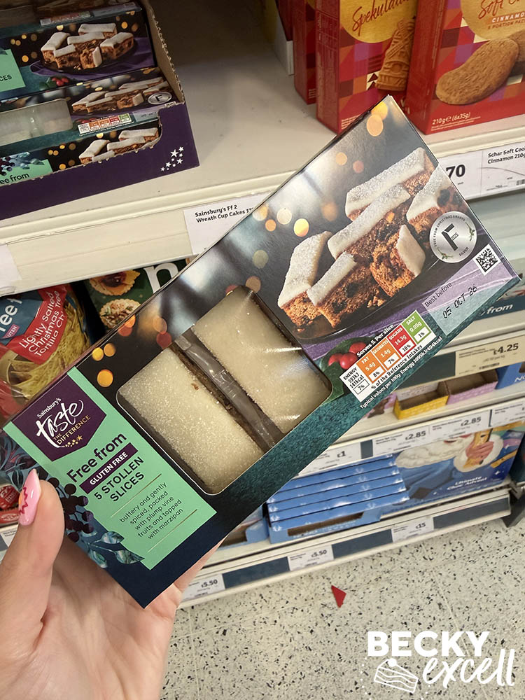 Sainsbury’s Taste the Difference Free From 5 Stollen Slices
