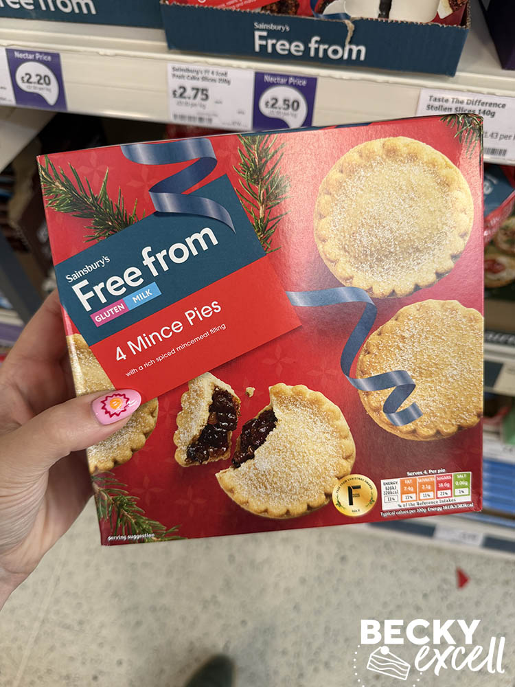 Sainsbury’s Free From 4 Mince Pies