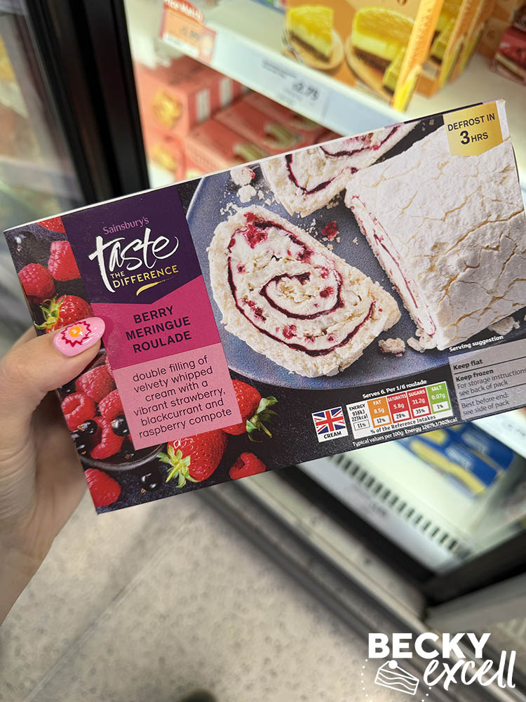 Sainsbury’s Taste the Difference Berry Meringue Roulade