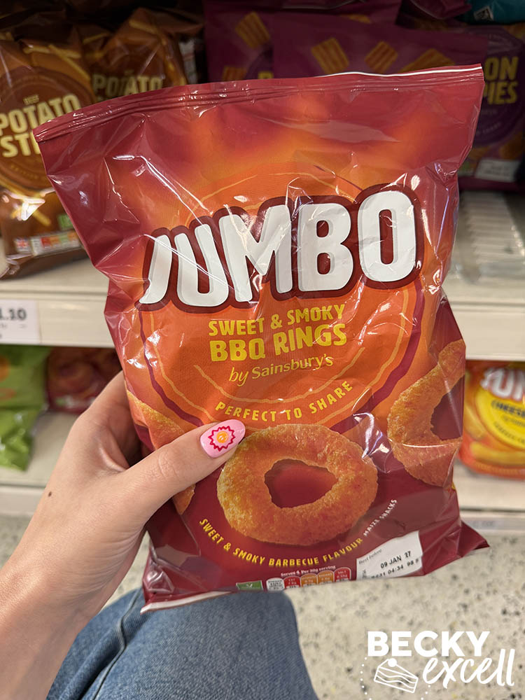 Sainsbury’s Jumbo Sweet & Smoky BBQ Rings