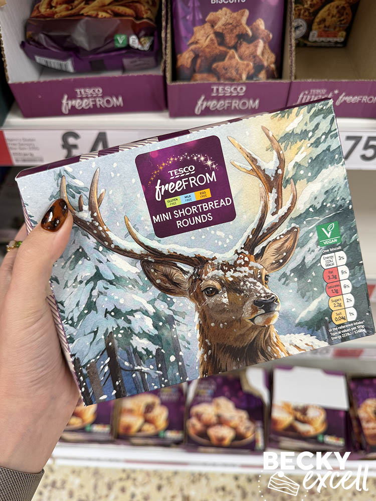 Tesco Free From Mini Shortbread Rounds