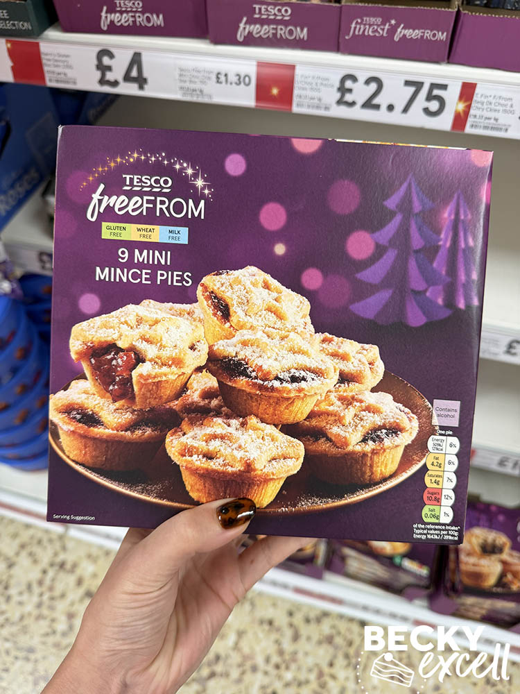 Tesco Free From 9 Mini Mince Pies