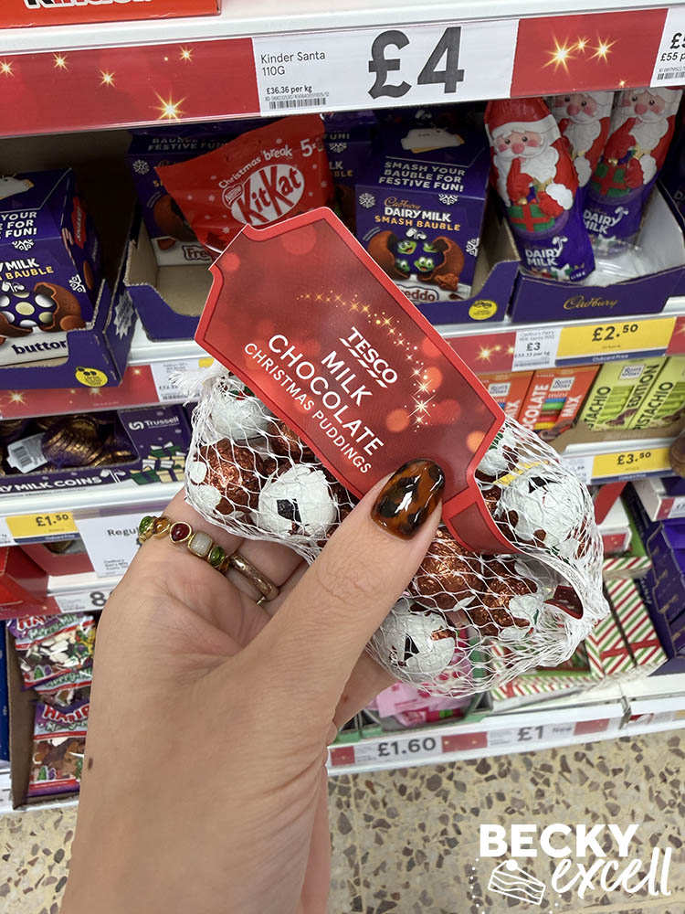 Tesco Milk Chocolate Christmas Puddings
