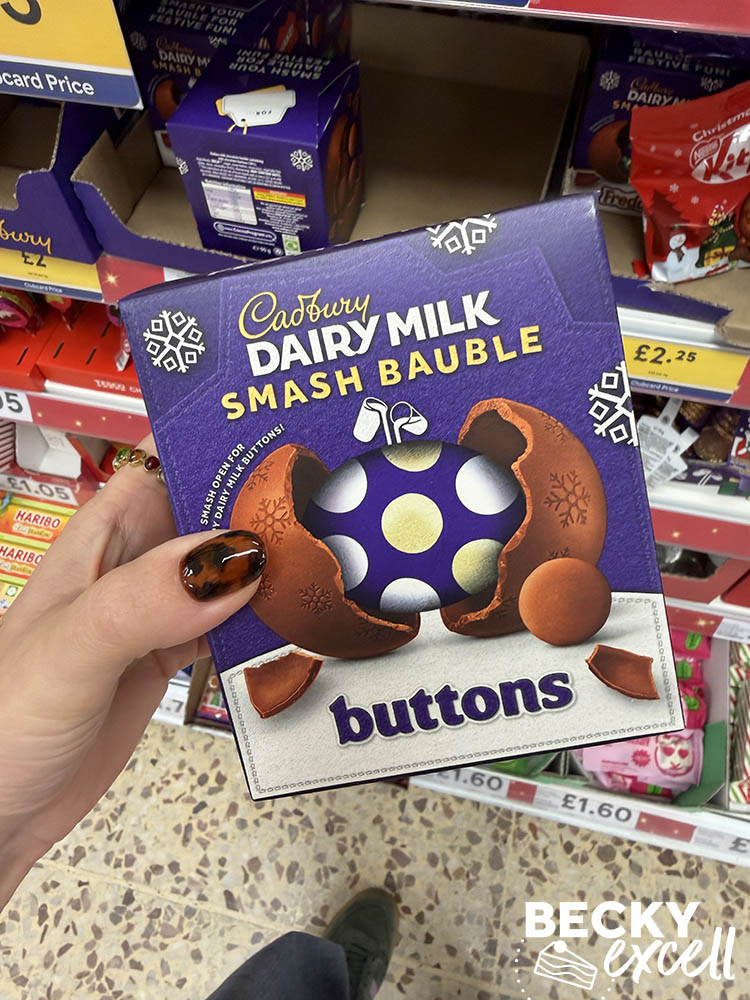 Cadbury Dairy Milk Buttons Smash Bauble