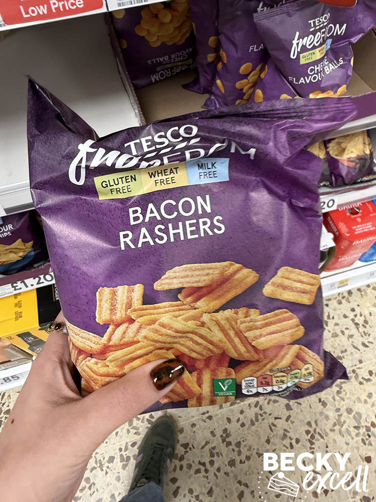 Tesco Free From Bacon Rashers