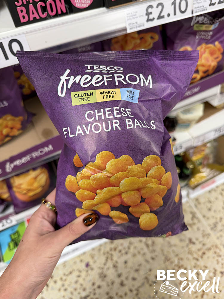 Tesco Free From Cheese Flavour Balls