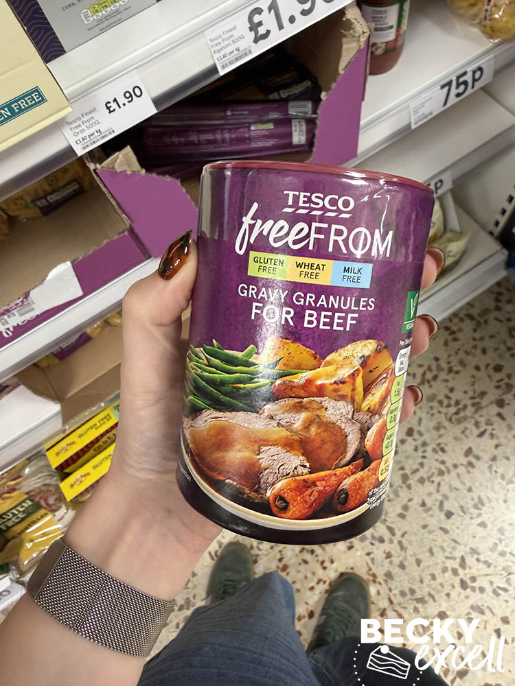 Tesco Free From Gravy Granules for Beef