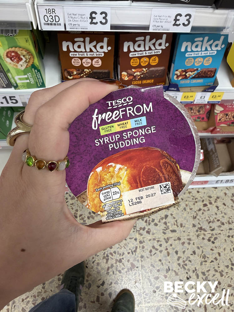 Tesco Free From Syrup Sponge Pudding