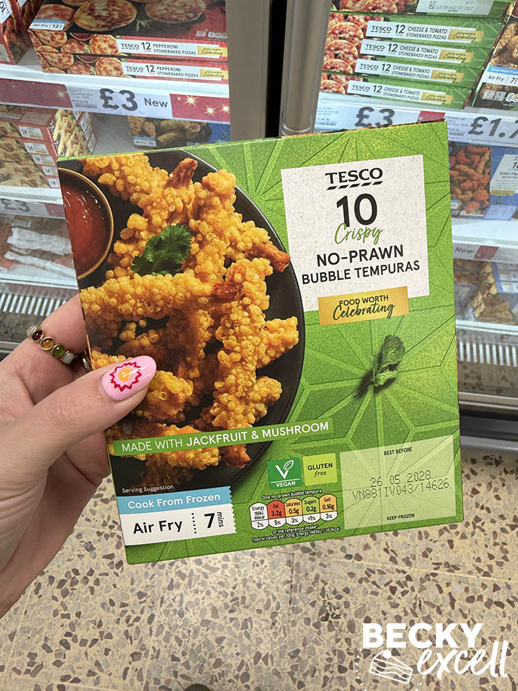 Tesco 10 Crispy No-Prawn Bubble Tempuras