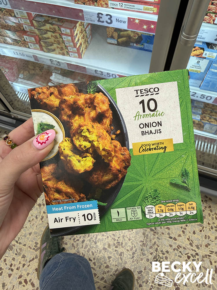 Tesco 10 Aromatic Onion Bhajis