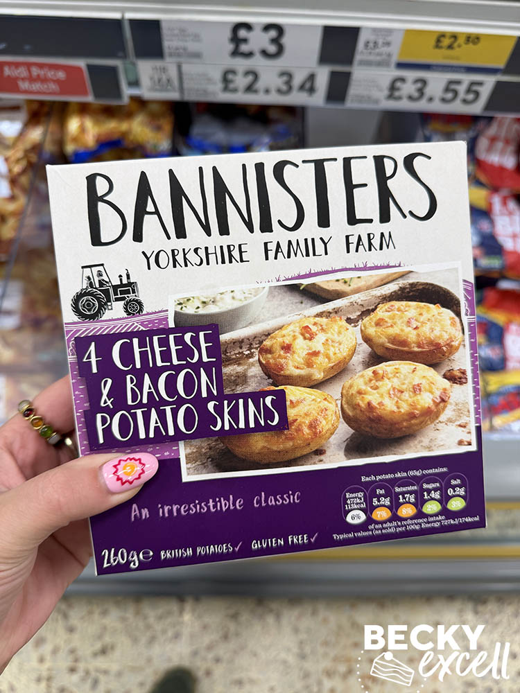 Bannisters Yorkshire Family Farm 4 Cheese & Bacon Potato Skins
