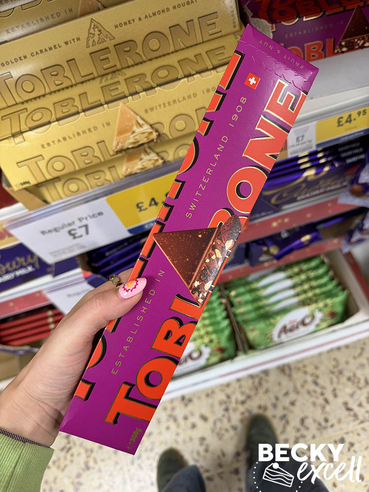 Toblerone Fruit & Nut