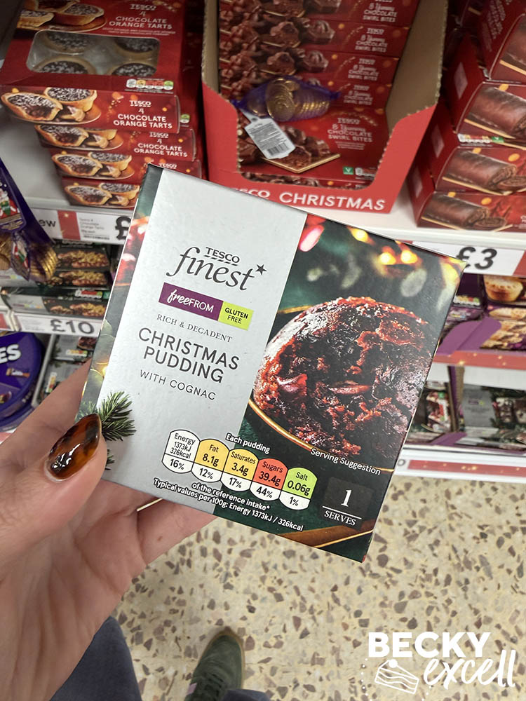 Tesco Finest Free From Christmas Pudding with Cognac (serves 1)