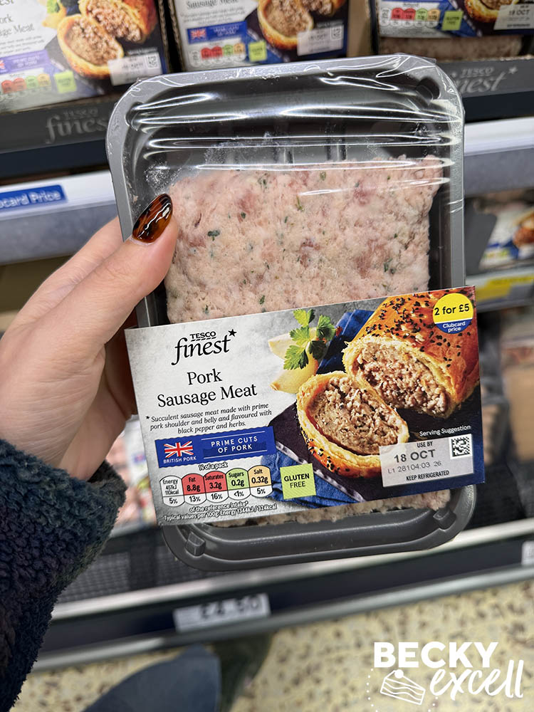 Tesco Finest Pork Sausage Meat